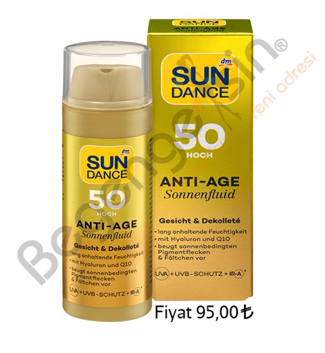 SUNDANCE Anti-Age Sonnenfluid Yaşlanma Karşıtı Güneş sıvısı SPF 50 50 ml