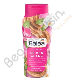 Balea Shampoo Seidenglanz Orkide çiçeği kokulu şampuan ipeksi parlaklık 300 ml