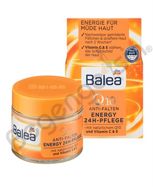 Balea Q10 Anti Falten Energy 24h-Pflege, 50 ml